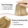 REECHO Clip in Hair Volumizer, 2PCS 12 inch Short Thick