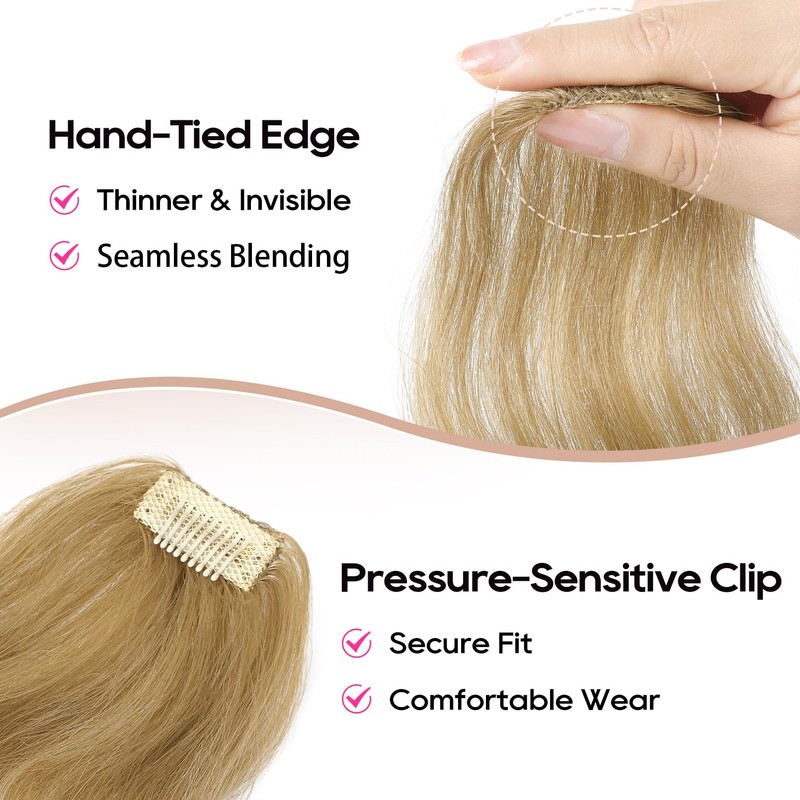 REECHO Clip in Hair Volumizer, 2PCS 12 inch Short Thick