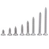 Pack of 200 Wood Screws Set M3 Stainless Steel Phillips