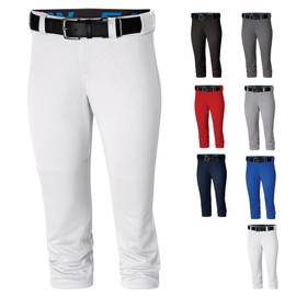 Easton Girls' Standard PRO Elite Fastpitch Softball Pants Sizes | Multiple Colors, White, Youth Small