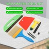 LOQJSS Wallpaper Smoothing Tool Kit,15 Pcs Smoother Tools Set,Wallpaper Smoothing