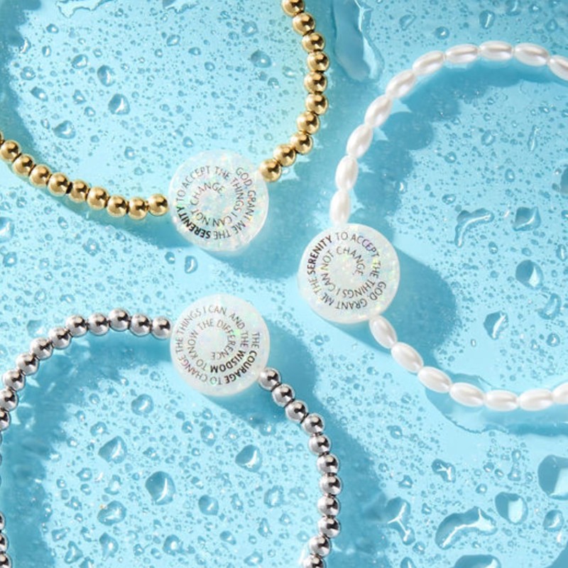 Holy Water Serenity Prayer Pearl