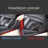 Ynei ABS Carbon fiber Window Lift Panel Cover trim Set