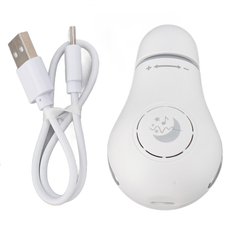 Compact Sleep Device Soothe Baby Relieve Anxiety Depression Reduction White