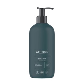 ATTITUDE ATTITUDE Liquid Hand Soap, EWG Verified, Plant and Mineral-Based, Vegan Personal Care Products, Pine & Sage, 16 Fl Oz