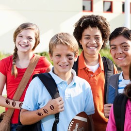 ANTING Football Temporary Tattoos Stickers,20 Sheets 240 Pieces Football Themed Tattoos Stickers Party Decoration Supplies Party favors for Kids Adults