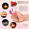 Pink Flame Torch Lighter Glittery Cute Cool Refillable Butane Lighter