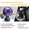 Lotcesfun Shift knob Round Ball Marble Style Universal for Manual