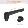 sourcing map 2Pcs M6 Adjustable Knobs Handle Female Thread Push