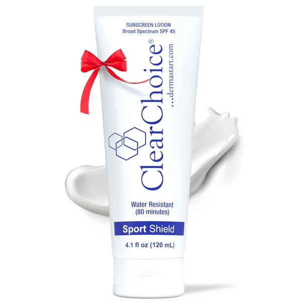 Clear Choice Sunscreen for Face SPF 45, Oil Free Sunblock