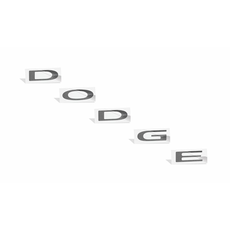 Rear Dodge Emblem Overlay Decal - Fits 2011-2023 Charger -
