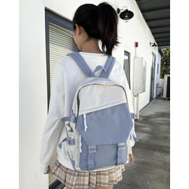 coowoz College Backpack Waterproof Purple College Bags For Women Lightweight Travel Rucksack Casual Daypack Laptop Backpacks For Men Women(Purple)