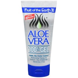 Fruit of the Earth Aloe Vera 100% Gel 6 OZ