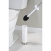 iDesign Slim Toilet Bowl Brush and Holder for Bathroom Storage