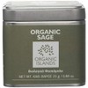 Organic Islands Herbs Greek Sage Single Cube Tin, 25 g