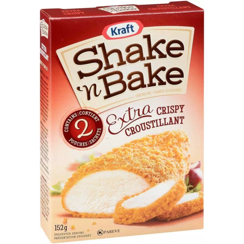 Kraft Shake 'n Bake Extra Crispy Original Coating Mix, 152g/5.3