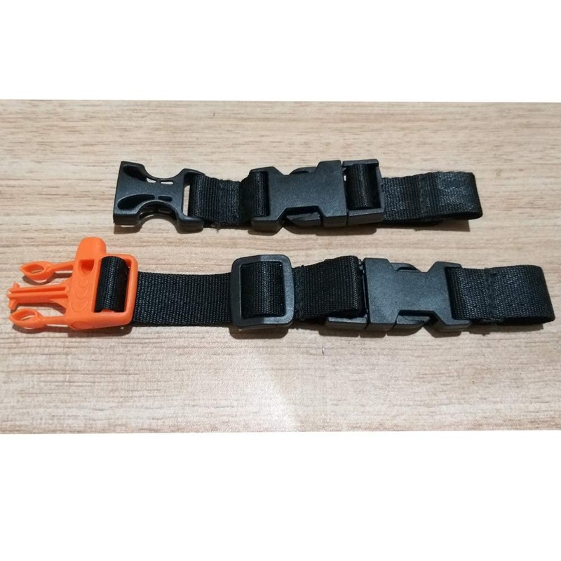 Amlrt HDHYK Backpack Chest Strap- Nylon - Adjustable Universal (Black)