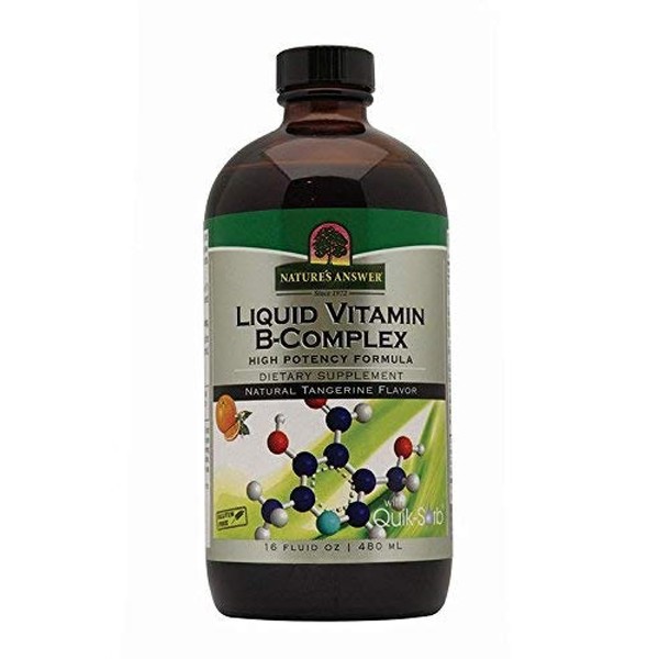 Nature's Answer Vitamin B Complex 16 Ounce Liquid Form | Supports Healthy Immune System | Promotes Stress Relief | Natural Energy
