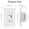 15A WiFi Smart Wall Socket Partition Control USB Interface Remote