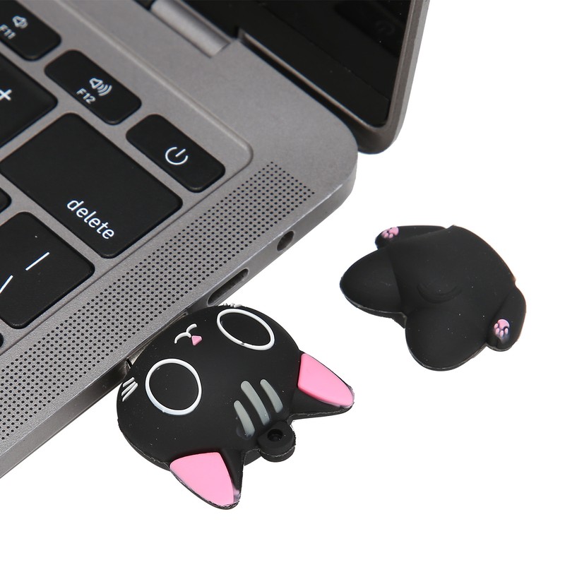 Cartoon Cat Pattern USB Flash Drive Data Picture Music Movie