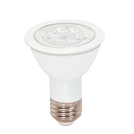 Satco S9188 Medium Bulb in Light Finish, 3.25 inches, 7W, Array Red
