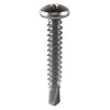 Osato Stainless Steel Piercing Screws, Pot Head, 0.2 inch (4