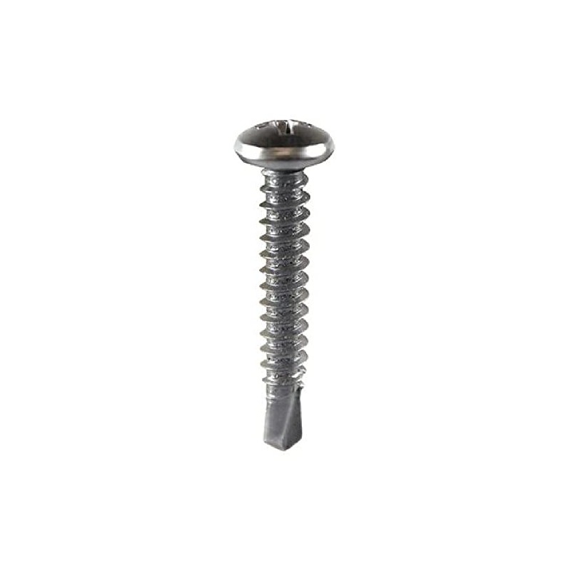 Osato Stainless Steel Piercing Screws, Pot Head, 0.2 inch (4