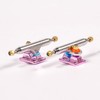 RACOFSB Fingerboard Trucks with Upgraded Urethane Bushings and Pivot Cup,34mm