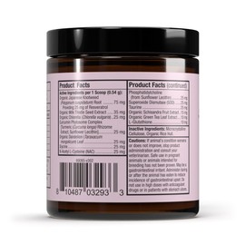 Bark & Whiskers Detox Support - Helps Support Healthy Liver & Kidney Function - Herbal Blend with Organic Milk Thistle & Green Tea - 1.8 oz