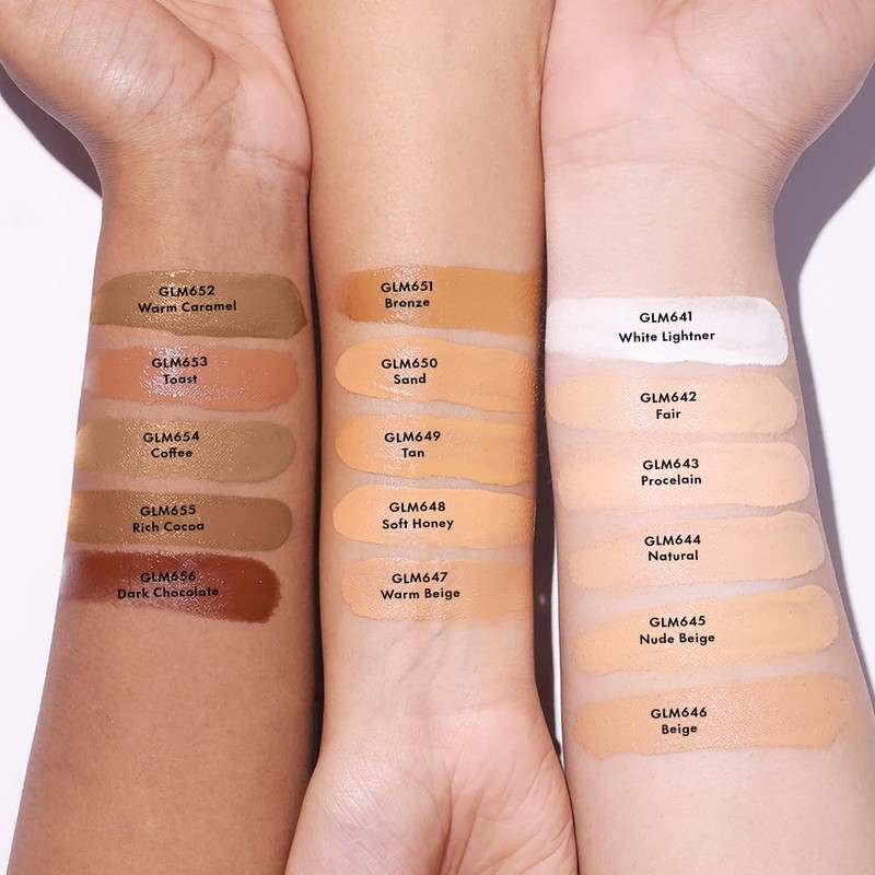 L.A. Girl Pro Coverage Liquid Foundation, Warm Caramel, 0.95 Fl