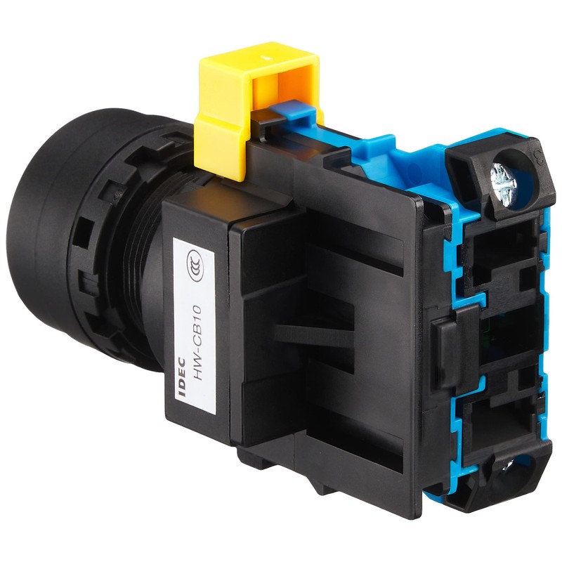IDEC(アイデック) φ22 HWシリーズ 押ボタンスイッチ 平形 モメンタリ形 HW1B-M110G 緑