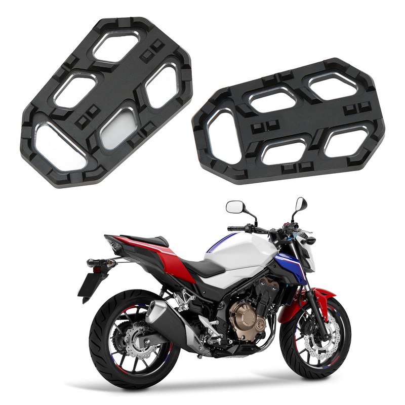 2PCS Motorcycle Widen Footrest Pedals Aluminium Alloy Replacement for CB500X