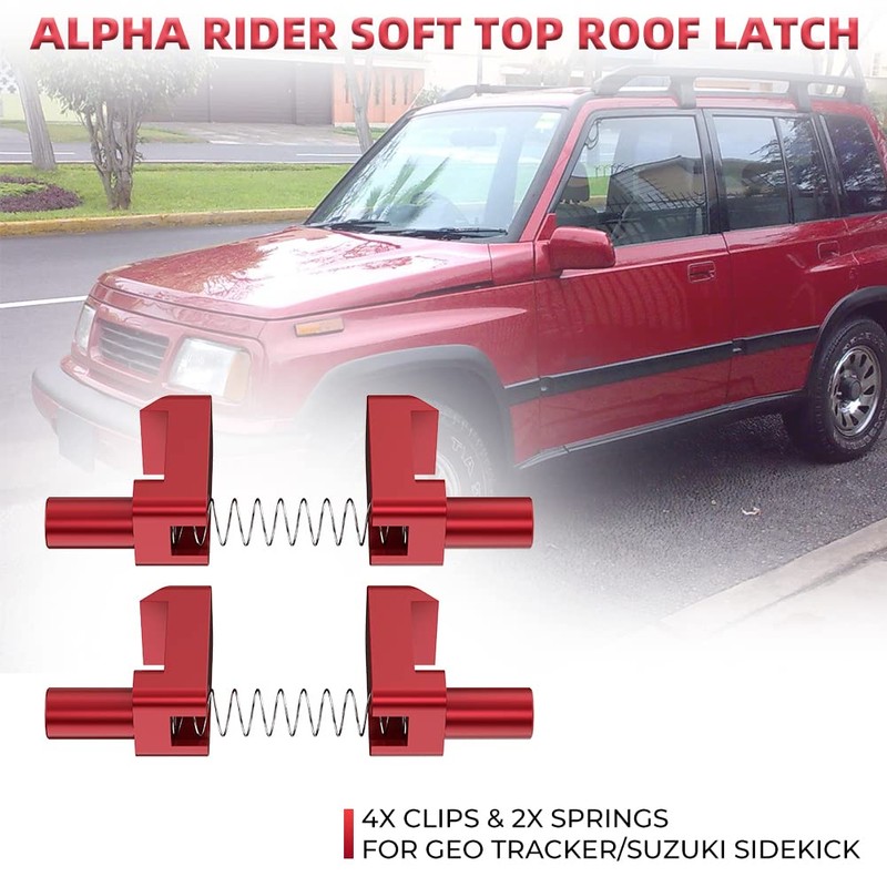 Alpha Rider for Geo Tracker/Suzuki Sidekick Soft Top Roof Latch