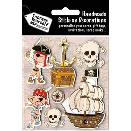 Express Yourself MIP 3D Stickers, Multi-Colour, 0.26 x 10.16 x 15.88 cm