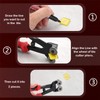 LEONTOOL Tile Nipper, Gouring Tile, Cutter, Blade Glass Tile Nipper,