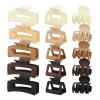 15 Pcs Pinzas Para El Cabello, Garra Para Pelo Mujer