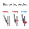 Wedgek HXT Ceramic Thick Sharpening Rod and Angle Guides, 11-Inch