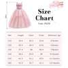 keaiyouhuo Girls Pink Bubble Costume for Children Pink Witch Tulle