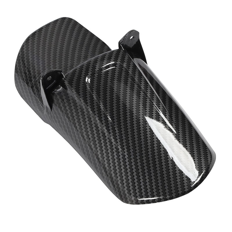 Motorcycle Rear Mudguard Carbon Fiber Pattern Wheel Tire Splash Proof