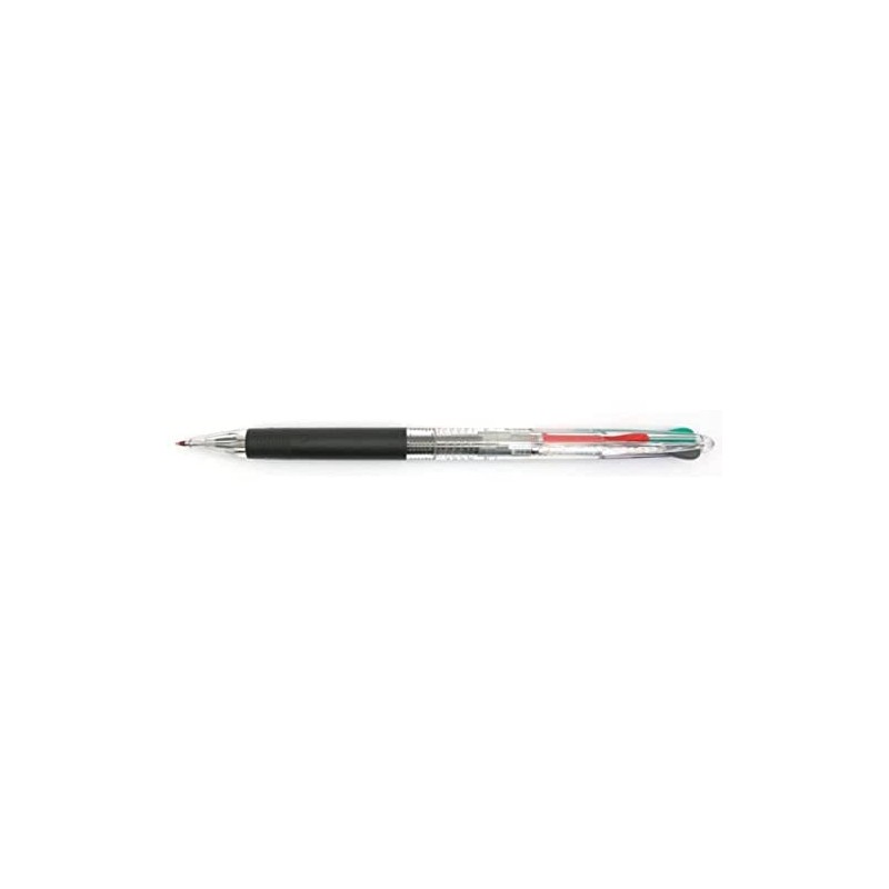 Pilot Feed 4/2073000 4-Colour Ballpoint Pen Transparent Medium