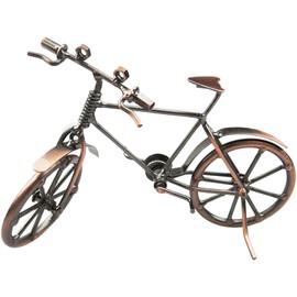 Xrten Iron Bike Decorative Model,Vintage Metal Bicycle Biking Gifts,Retro Ironwork Bicycle,Art Crafts Home Office Metal Art Decoration Ornament