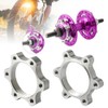 2Pcs Bike Freewheel Threaded Hub Disks 48MM Flange Adapters for