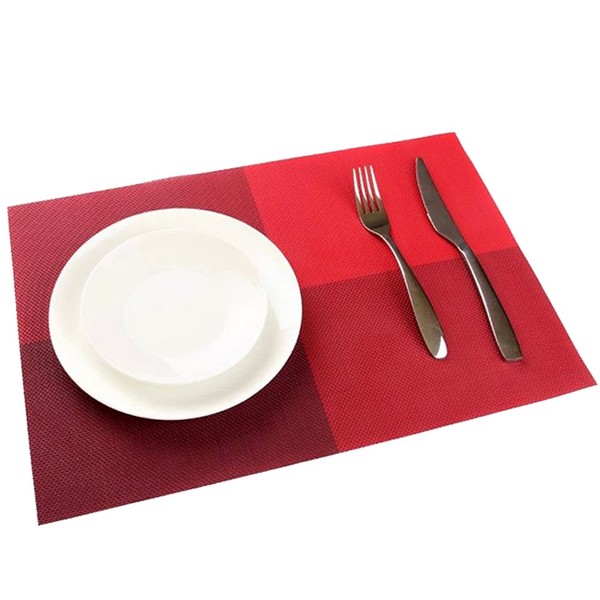 TININNA Square PVC Placemats Place Mat Table Mat Dinner Mat