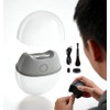 3-in-1 Electric Nail Clipper with Light and Scraps Storage |