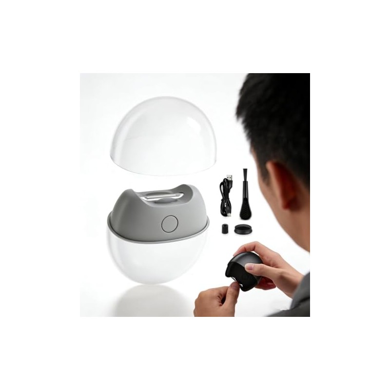 3-in-1 Electric Nail Clipper with Light and Scraps Storage |