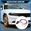 A ABSOPRO Car Side Marker Pigtail Connector Harness for Dodge