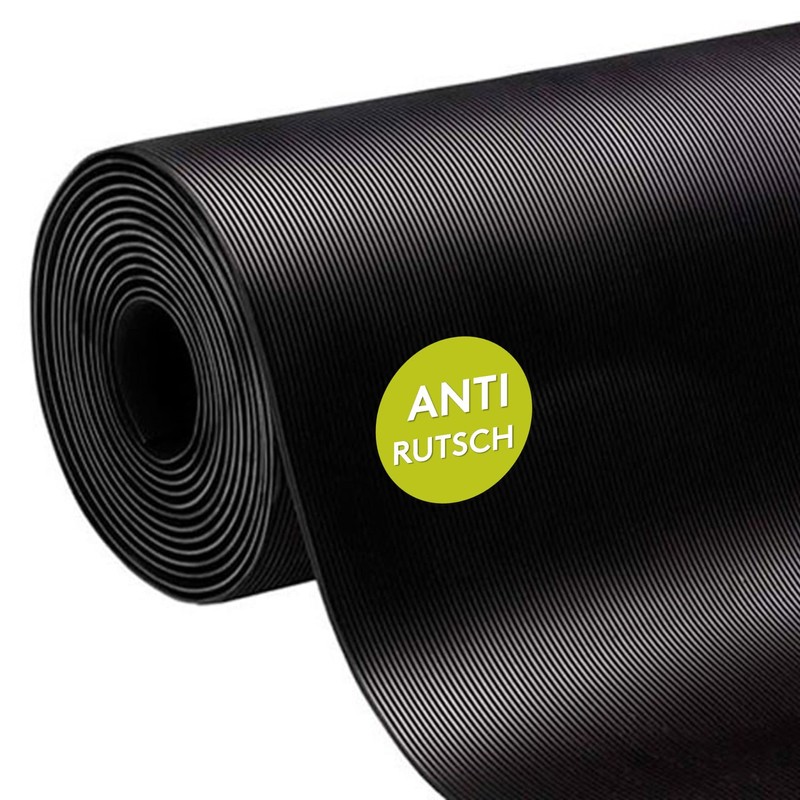 Lilena Home Dimpled Rubber Mat, Grooved mat., 70x100 cm