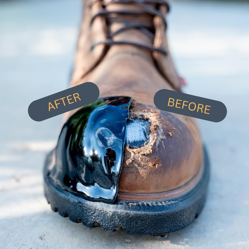 Tuff Toe Boot Protector - Black Boot Covers 2 Pack,