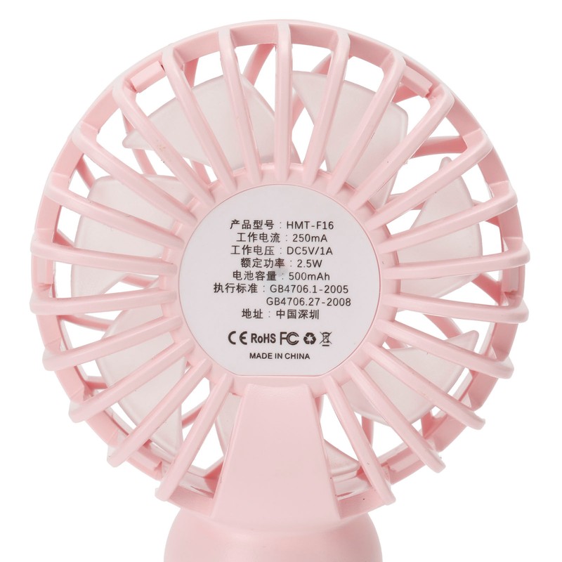 Portable Handheld Fan USB Rechargeable Enhanced Wind Small Fan for