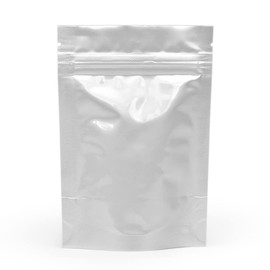 Evergreen Goods Aluminium Foil Food Storage Packaging Bags | Reusable Pouches, Heat-Sealable, Stand Able, Zip Lock Bags with Tear Notch | Tea, Coffee Beans, Nuts (50, 90 x 130 mm)